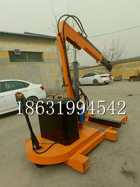 定州市自卸车厢随车吊 自制轮式四不像起重机 四驱平板吊 5吨 贵盛